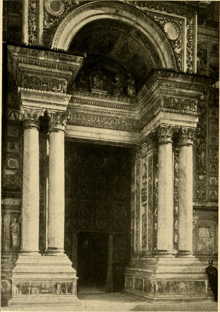 An illustration from Baukunst und dekorative plastik der frührenaissance in Italien, 1920, leaf 216