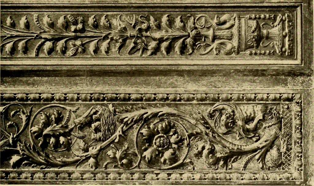 An illustration from Baukunst und dekorative plastik der frührenaissance in Italien, 1920, leaf 244