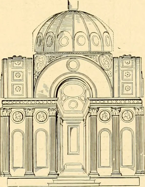 An illustration from Baukunst und dekorative plastik der frührenaissance in Italien, 1920, leaf 30
