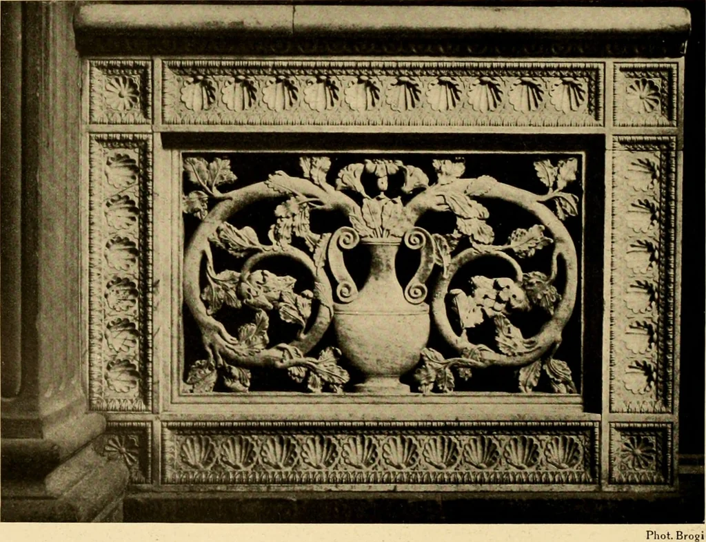 An illustration from Baukunst und dekorative plastik der frührenaissance in Italien, 1920, leaf 313
