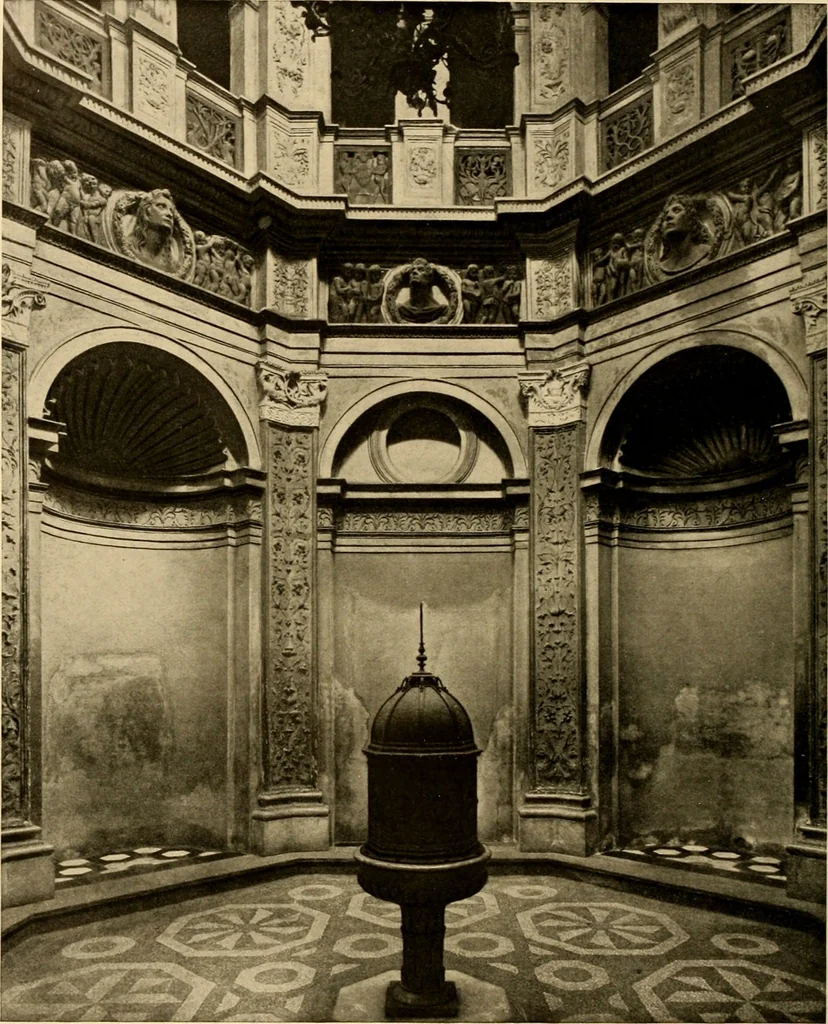 An illustration from Baukunst und dekorative plastik der frührenaissance in Italien, 1920, leaf 45