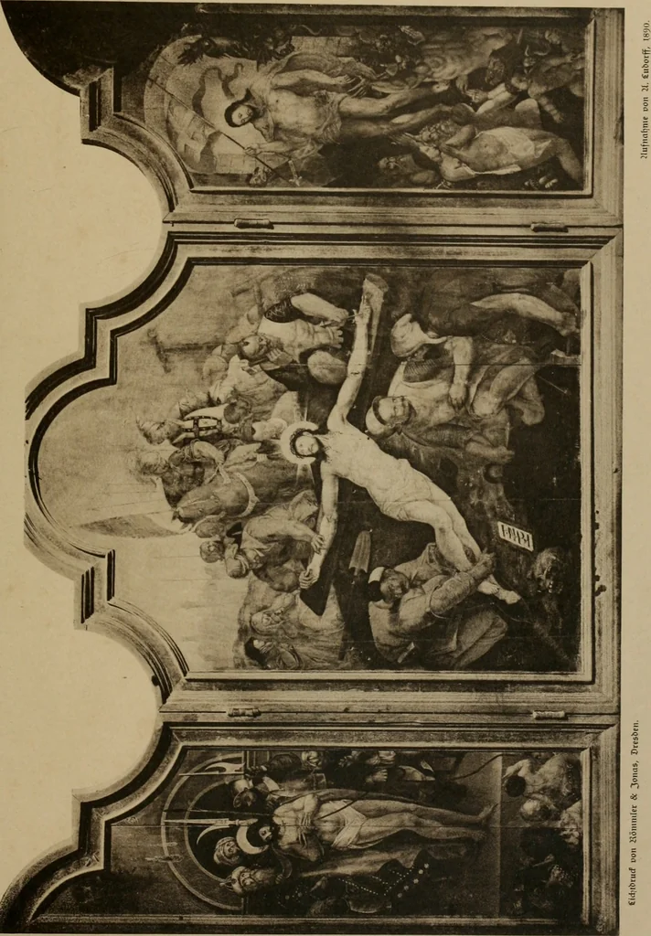 An illustration from Bau- und Kunstdenkmäler von Westfalen. Im Auftrage des Provinzial-Verbandes der Provinz Westfalen, 1897, leaf 102