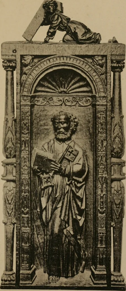 An illustration from Bau- und Kunstdenkmäler von Westfalen. Im Auftrage des Provinzial-Verbandes der Provinz Westfalen, 1897, leaf 116