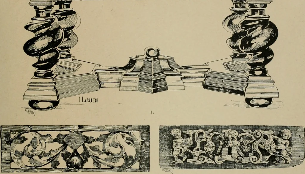 An illustration from Bau- und Kunstdenkmäler von Westfalen. Im Auftrage des Provinzial-Verbandes der Provinz Westfalen, 1897, leaf 118