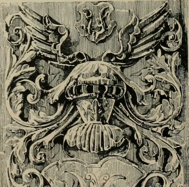 An illustration from Bau- und Kunstdenkmäler von Westfalen. Im Auftrage des Provinzial-Verbandes der Provinz Westfalen, 1897, leaf 118