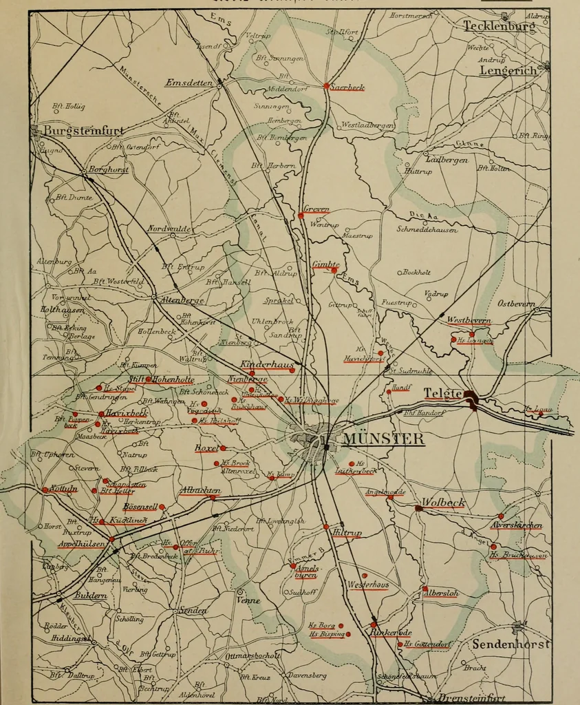 An illustration from Bau- und Kunstdenkmäler von Westfalen. Im Auftrage des Provinzial-Verbandes der Provinz Westfalen, 1897, leaf 14