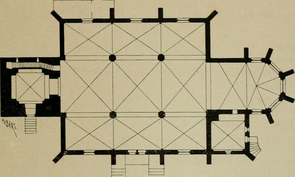 An illustration from Bau- und Kunstdenkmäler von Westfalen. Im Auftrage des Provinzial-Verbandes der Provinz Westfalen, 1897, leaf 164