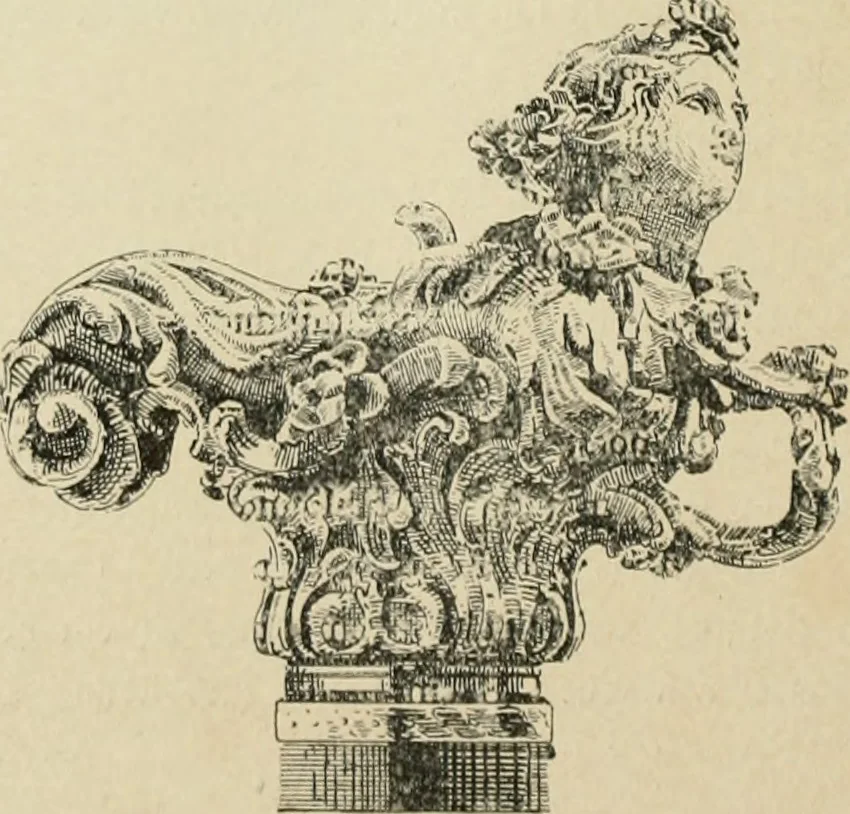 An illustration from Bau- und Kunstdenkmäler von Westfalen. Im Auftrage des Provinzial-Verbandes der Provinz Westfalen, 1897, leaf 165