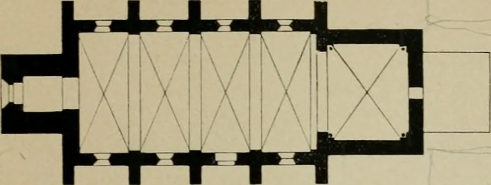 An illustration from Bau- und Kunstdenkmäler von Westfalen. Im Auftrage des Provinzial-Verbandes der Provinz Westfalen, 1897, leaf 182