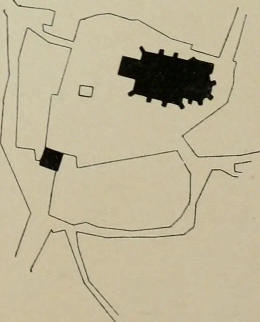 An illustration from Bau- und Kunstdenkmäler von Westfalen. Im Auftrage des Provinzial-Verbandes der Provinz Westfalen, 1897, leaf 196