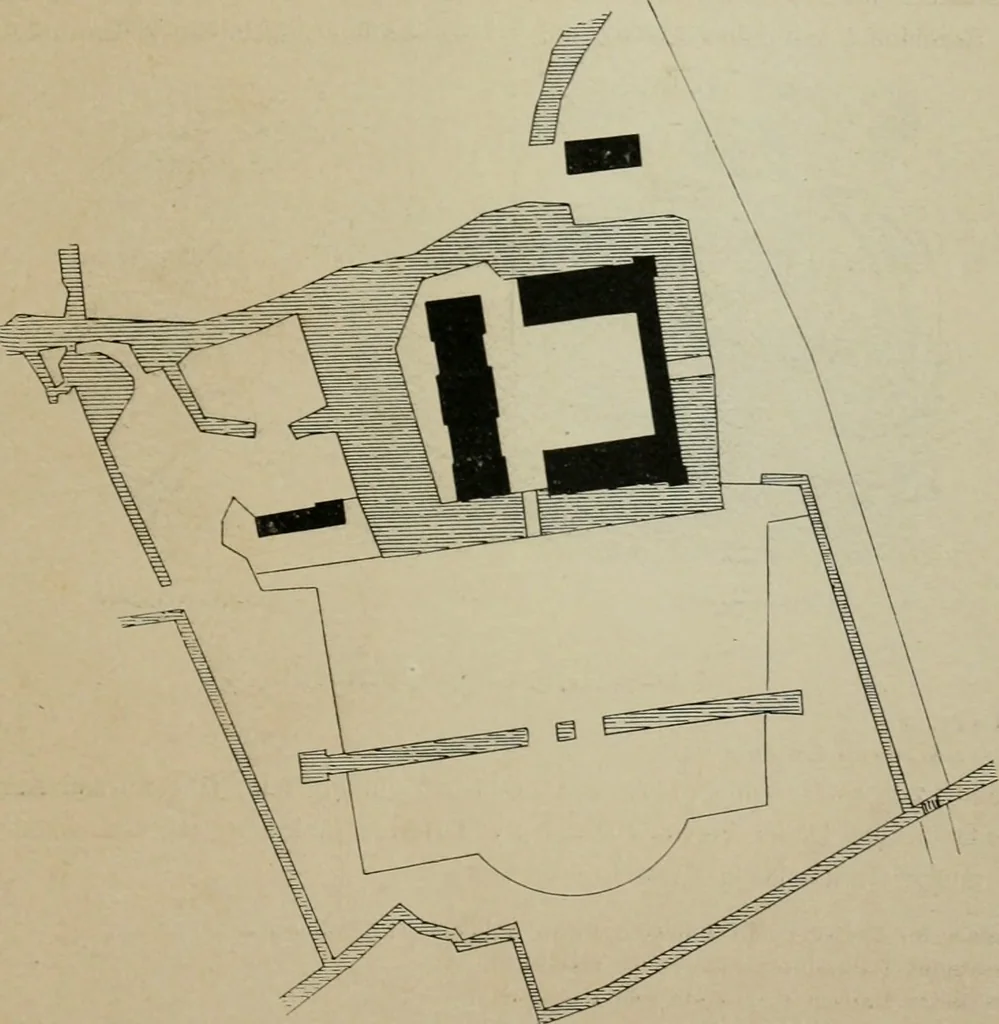 An illustration from Bau- und Kunstdenkmäler von Westfalen. Im Auftrage des Provinzial-Verbandes der Provinz Westfalen, 1897, leaf 198