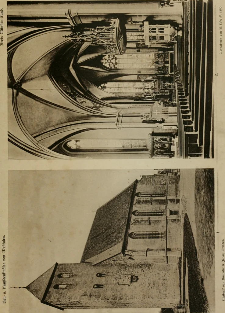 An illustration from Bau- und Kunstdenkmäler von Westfalen. Im Auftrage des Provinzial-Verbandes der Provinz Westfalen, 1897, leaf 200