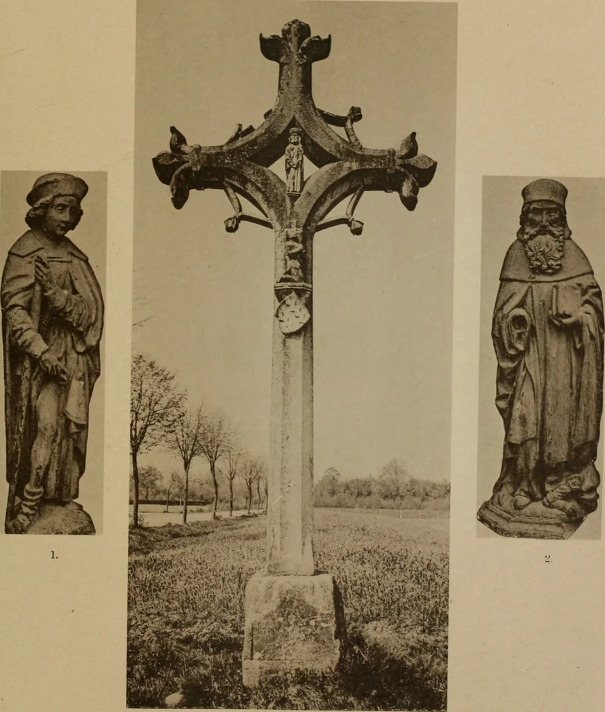 An illustration from Bau- und Kunstdenkmäler von Westfalen. Im Auftrage des Provinzial-Verbandes der Provinz Westfalen, 1897, leaf 210