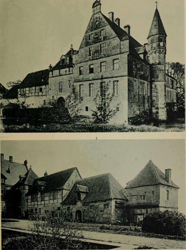 An illustration from Bau- und Kunstdenkmäler von Westfalen. Im Auftrage des Provinzial-Verbandes der Provinz Westfalen, 1897, leaf 212