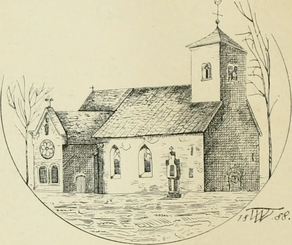 An illustration from Bau- und Kunstdenkmäler von Westfalen. Im Auftrage des Provinzial-Verbandes der Provinz Westfalen, 1897, leaf 239