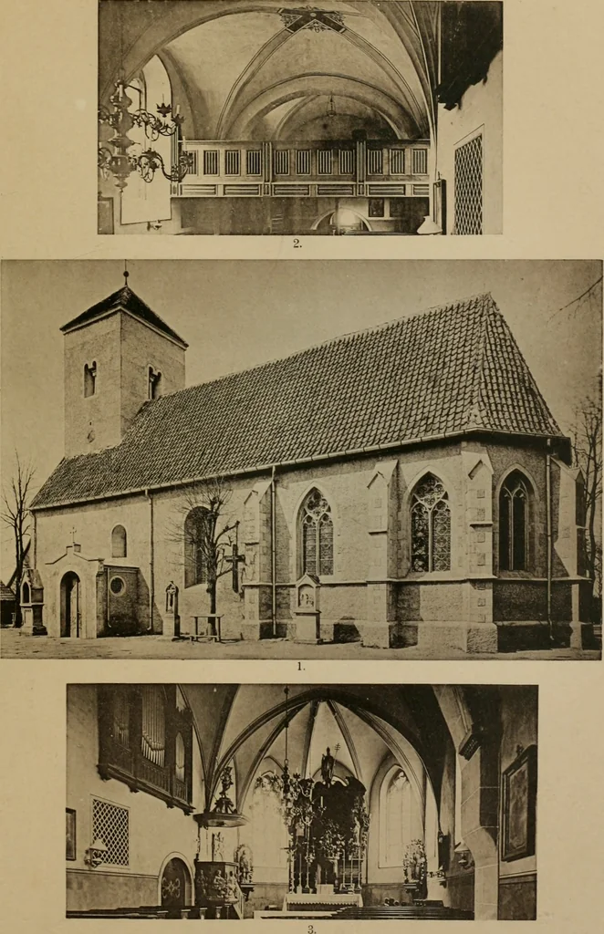 An illustration from Bau- und Kunstdenkmäler von Westfalen. Im Auftrage des Provinzial-Verbandes der Provinz Westfalen, 1897, leaf 240