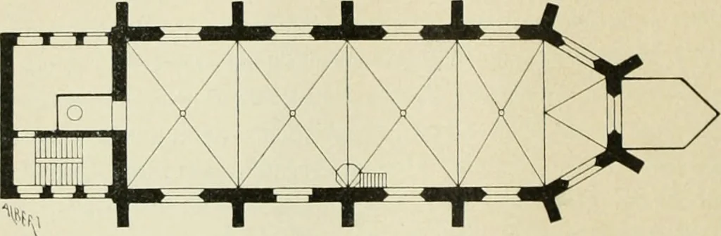 An illustration from Bau- und Kunstdenkmäler von Westfalen. Im Auftrage des Provinzial-Verbandes der Provinz Westfalen, 1897, leaf 245