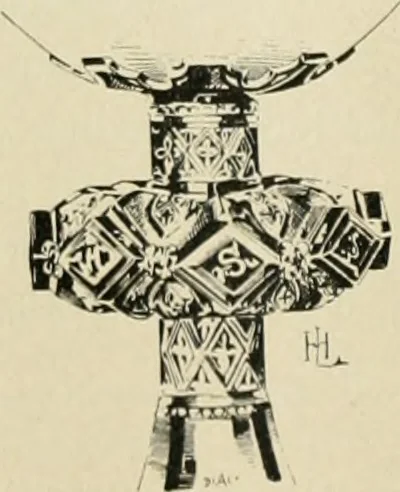 An illustration from Bau- und Kunstdenkmäler von Westfalen. Im Auftrage des Provinzial-Verbandes der Provinz Westfalen, 1897, leaf 245