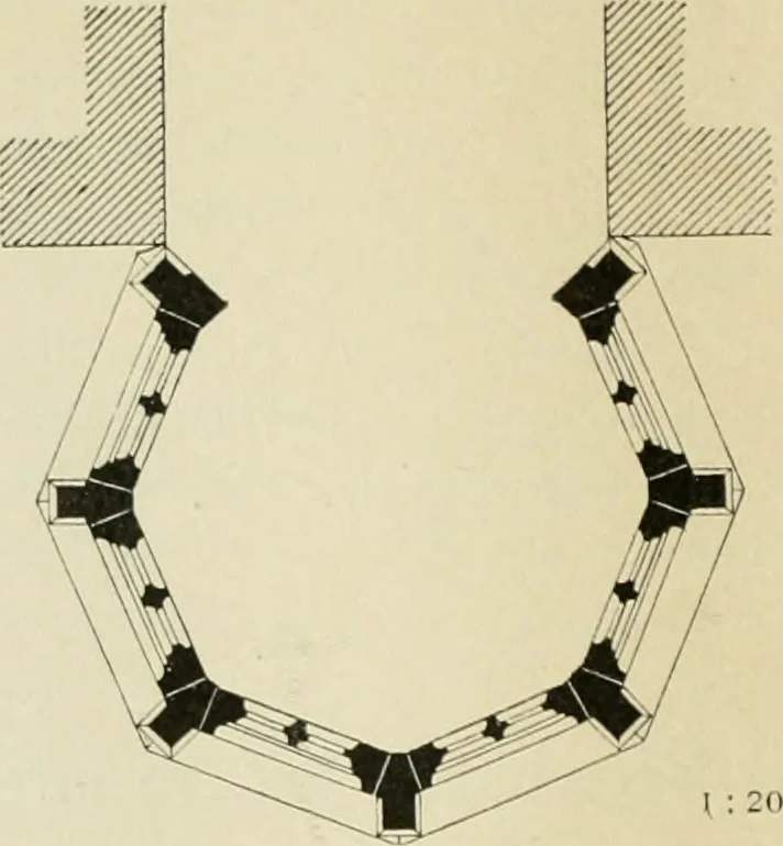 An illustration from Bau- und Kunstdenkmäler von Westfalen. Im Auftrage des Provinzial-Verbandes der Provinz Westfalen, 1897, leaf 279