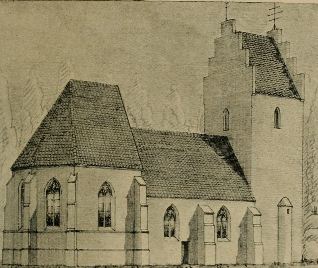 An illustration from Bau- und Kunstdenkmäler von Westfalen. Im Auftrage des Provinzial-Verbandes der Provinz Westfalen, 1897, leaf 28