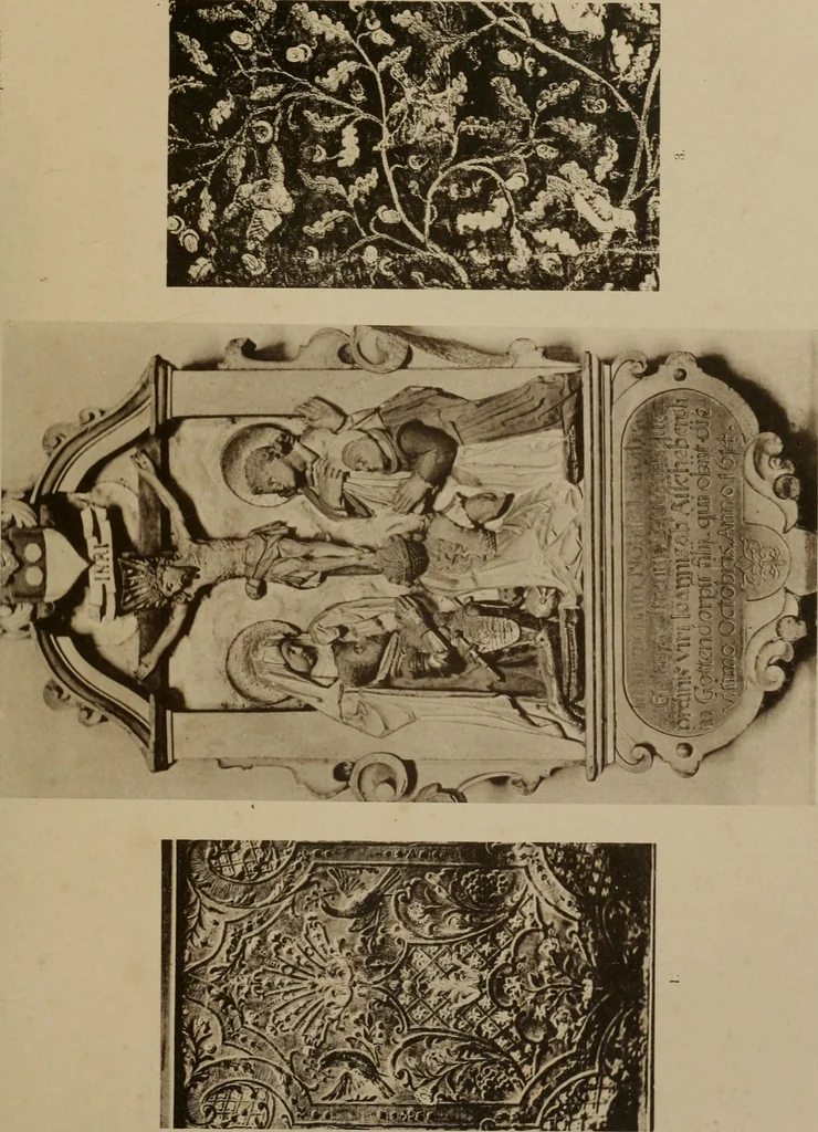 An illustration from Bau- und Kunstdenkmäler von Westfalen. Im Auftrage des Provinzial-Verbandes der Provinz Westfalen, 1897, leaf 340