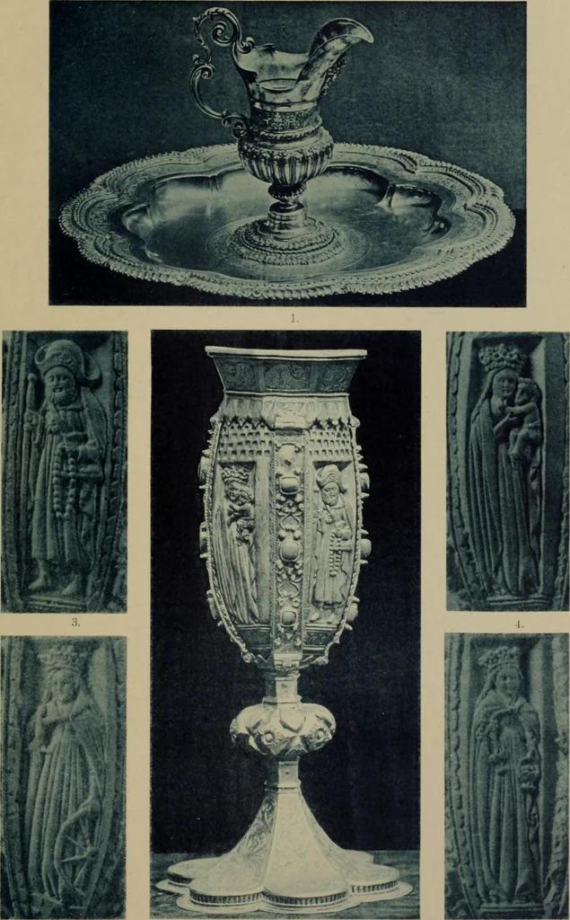An illustration from Bau- und Kunstdenkmäler von Westfalen. Im Auftrage des Provinzial-Verbandes der Provinz Westfalen, 1897, leaf 376