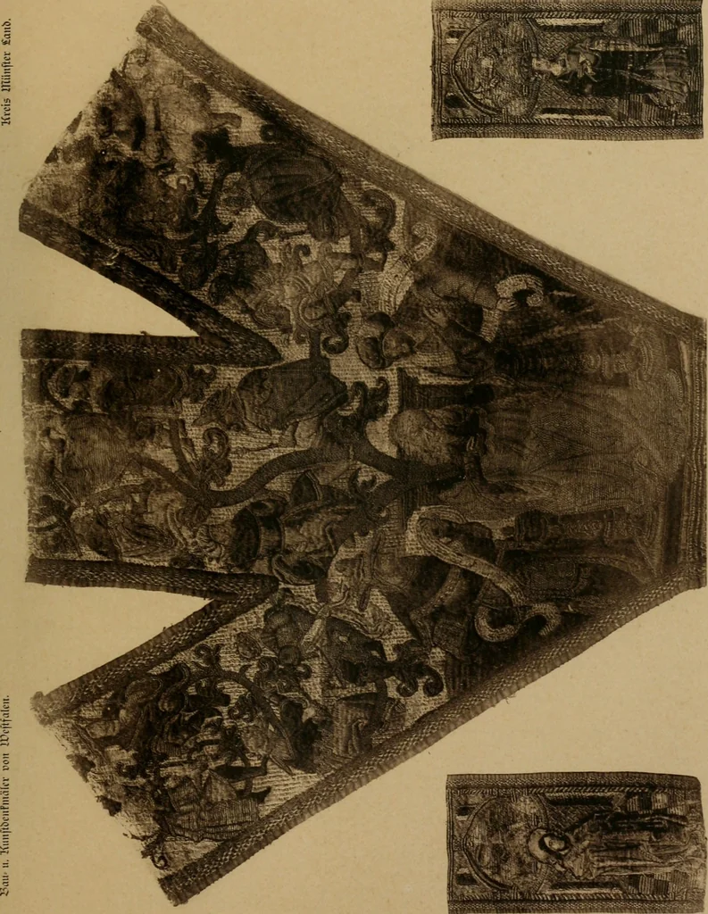 An illustration from Bau- und Kunstdenkmäler von Westfalen. Im Auftrage des Provinzial-Verbandes der Provinz Westfalen, 1897, leaf 398
