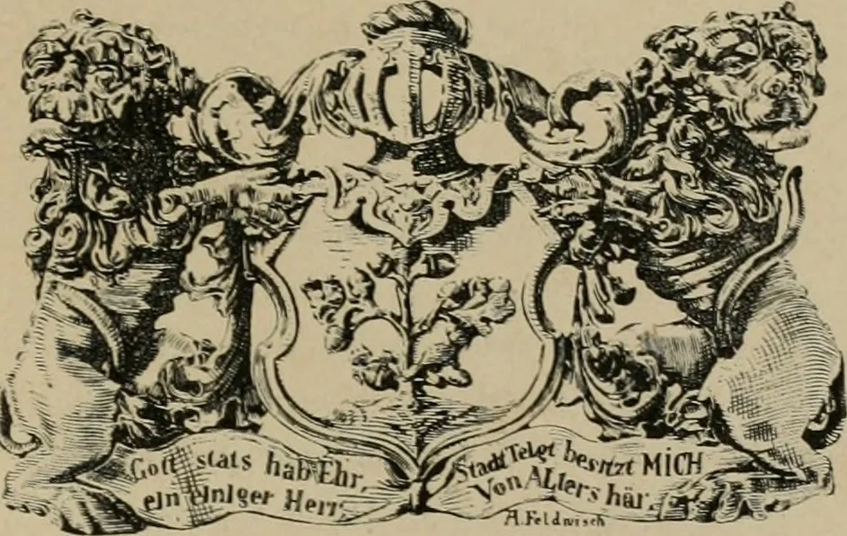 An illustration from Bau- und Kunstdenkmäler von Westfalen. Im Auftrage des Provinzial-Verbandes der Provinz Westfalen, 1897, leaf 400