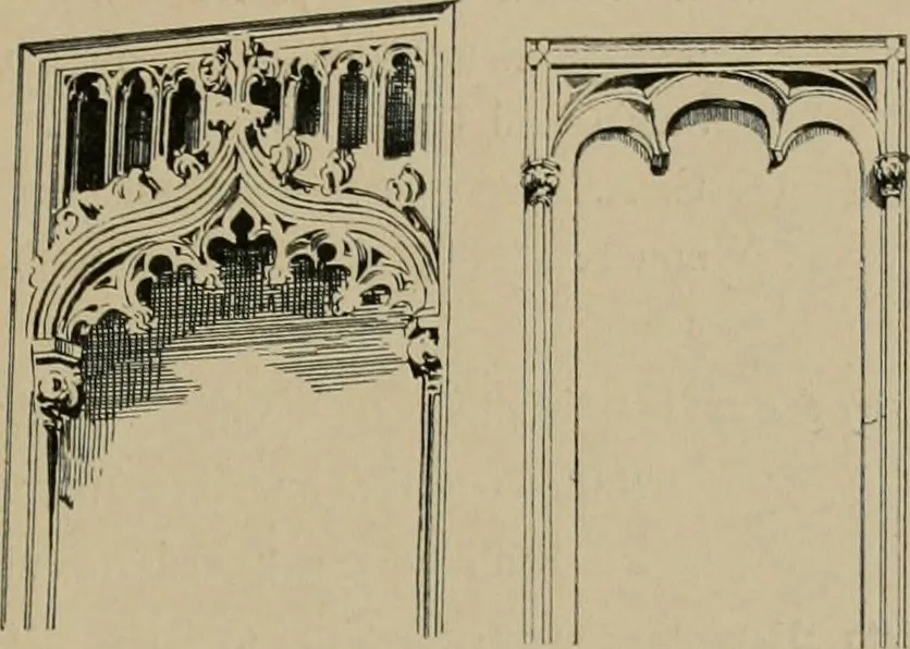 An illustration from Bau- und Kunstdenkmäler von Westfalen. Im Auftrage des Provinzial-Verbandes der Provinz Westfalen, 1897, leaf 412
