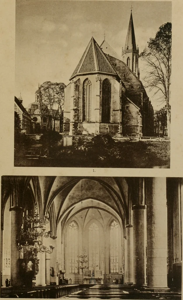 An illustration from Bau- und Kunstdenkmäler von Westfalen. Im Auftrage des Provinzial-Verbandes der Provinz Westfalen, 1897, leaf 414