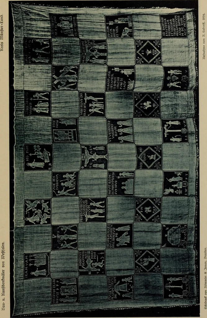 An illustration from Bau- und Kunstdenkmäler von Westfalen. Im Auftrage des Provinzial-Verbandes der Provinz Westfalen, 1897, leaf 424