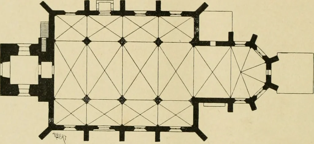 An illustration from Bau- und Kunstdenkmäler von Westfalen. Im Auftrage des Provinzial-Verbandes der Provinz Westfalen, 1897, leaf 447