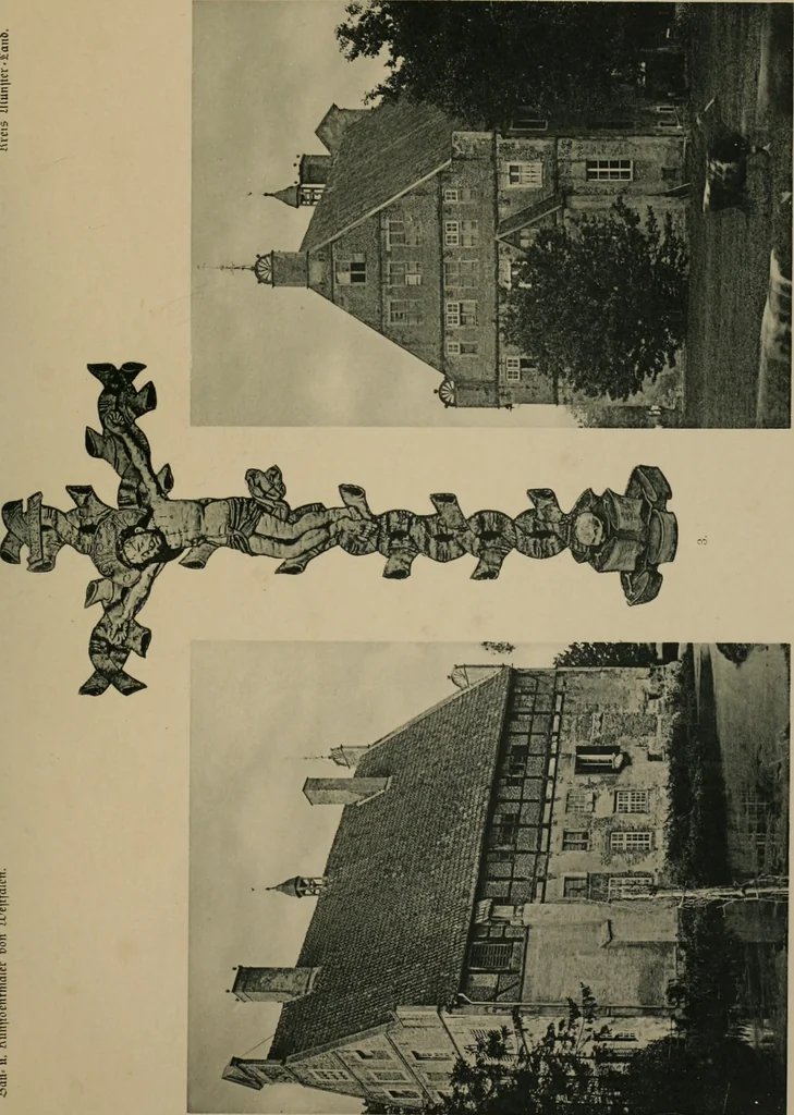 An illustration from Bau- und Kunstdenkmäler von Westfalen. Im Auftrage des Provinzial-Verbandes der Provinz Westfalen, 1897, leaf 58