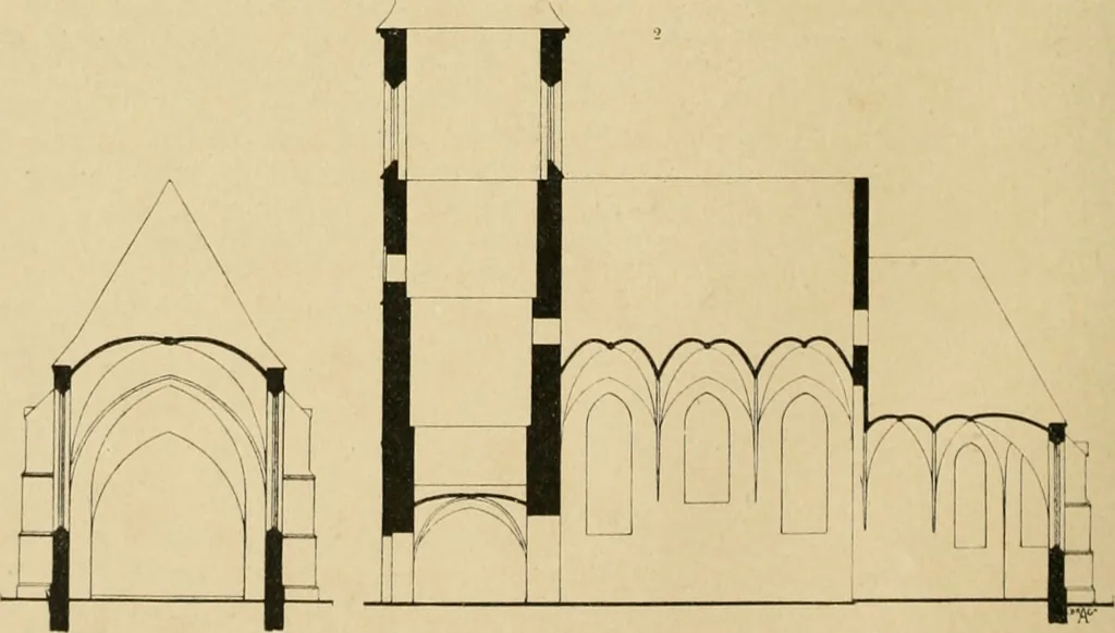 An illustration from Bau- und Kunstdenkmäler von Westfalen. Im Auftrage des Provinzial-Verbandes der Provinz Westfalen, 1897, leaf 65
