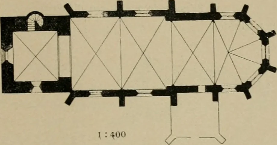 An illustration from Bau- und Kunstdenkmäler von Westfalen. Im Auftrage des Provinzial-Verbandes der Provinz Westfalen, 1897, leaf 88
