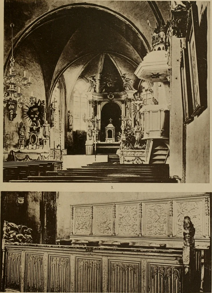 An illustration from Bau- und Kunstdenkmäler von Westfalen. Im Auftrage des Provinzial-Verbandes der Provinz Westfalen, 1897, leaf 96