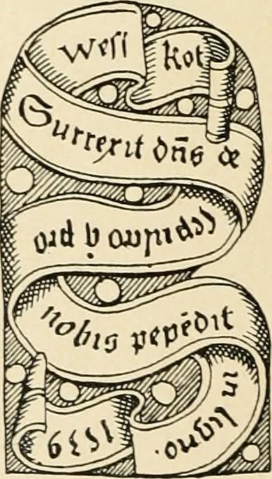An illustration from Bau- und Kunstdenkmäler von Westfalen. Im Auftrage des Provinzial-Verbandes der Provinz Westfalen, 1897, leaf 119
