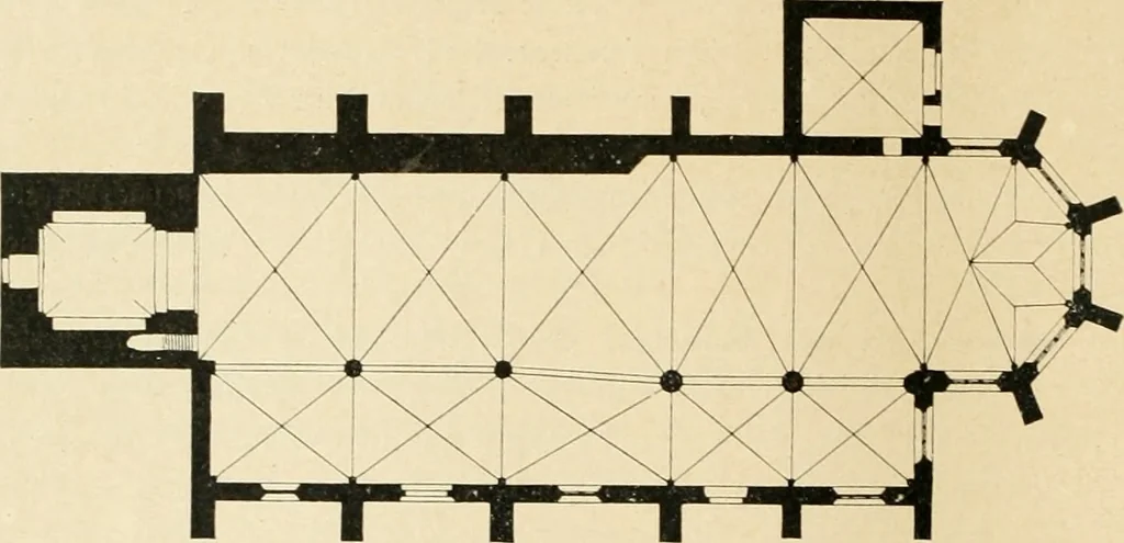 An illustration from Bau- und Kunstdenkmäler von Westfalen. Im Auftrage des Provinzial-Verbandes der Provinz Westfalen, 1897, leaf 127