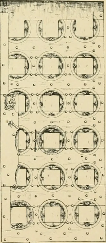 An illustration from Bau- und Kunstdenkmäler von Westfalen. Im Auftrage des Provinzial-Verbandes der Provinz Westfalen, 1897, leaf 128