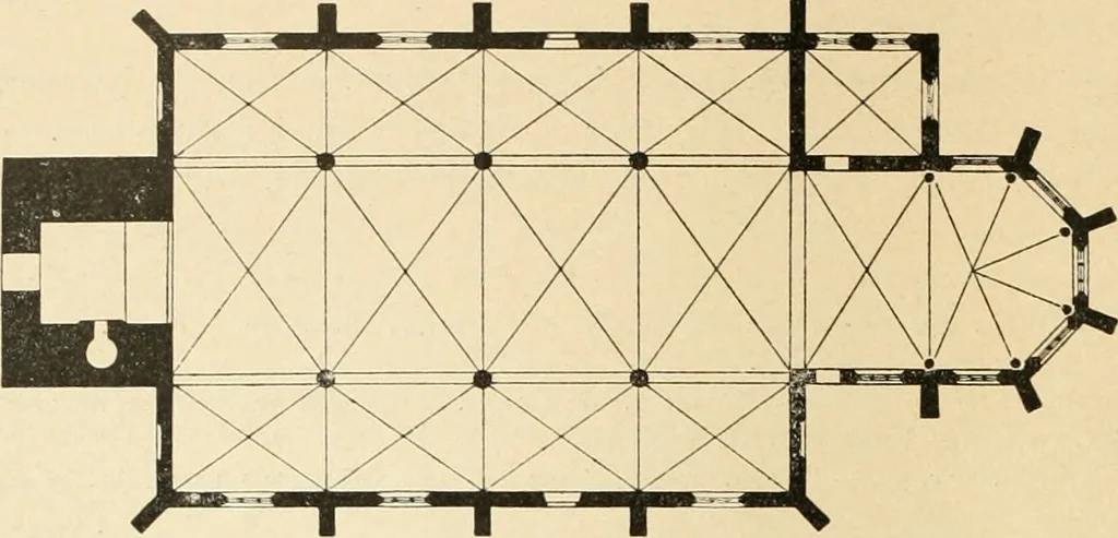 An illustration from Bau- und Kunstdenkmäler von Westfalen. Im Auftrage des Provinzial-Verbandes der Provinz Westfalen, 1897, leaf 149