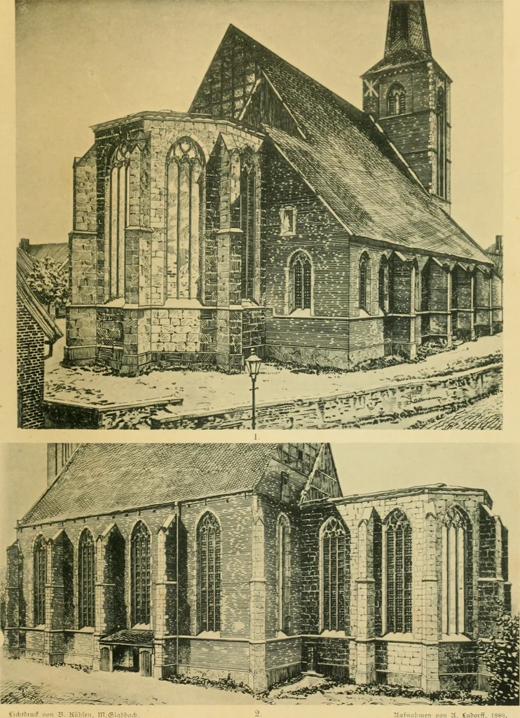 An illustration from Bau- und Kunstdenkmäler von Westfalen. Im Auftrage des Provinzial-Verbandes der Provinz Westfalen, 1897, leaf 152