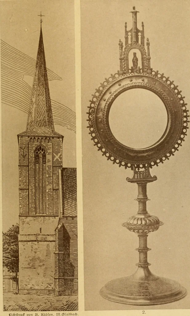 An illustration from Bau- und Kunstdenkmäler von Westfalen. Im Auftrage des Provinzial-Verbandes der Provinz Westfalen, 1897, leaf 156
