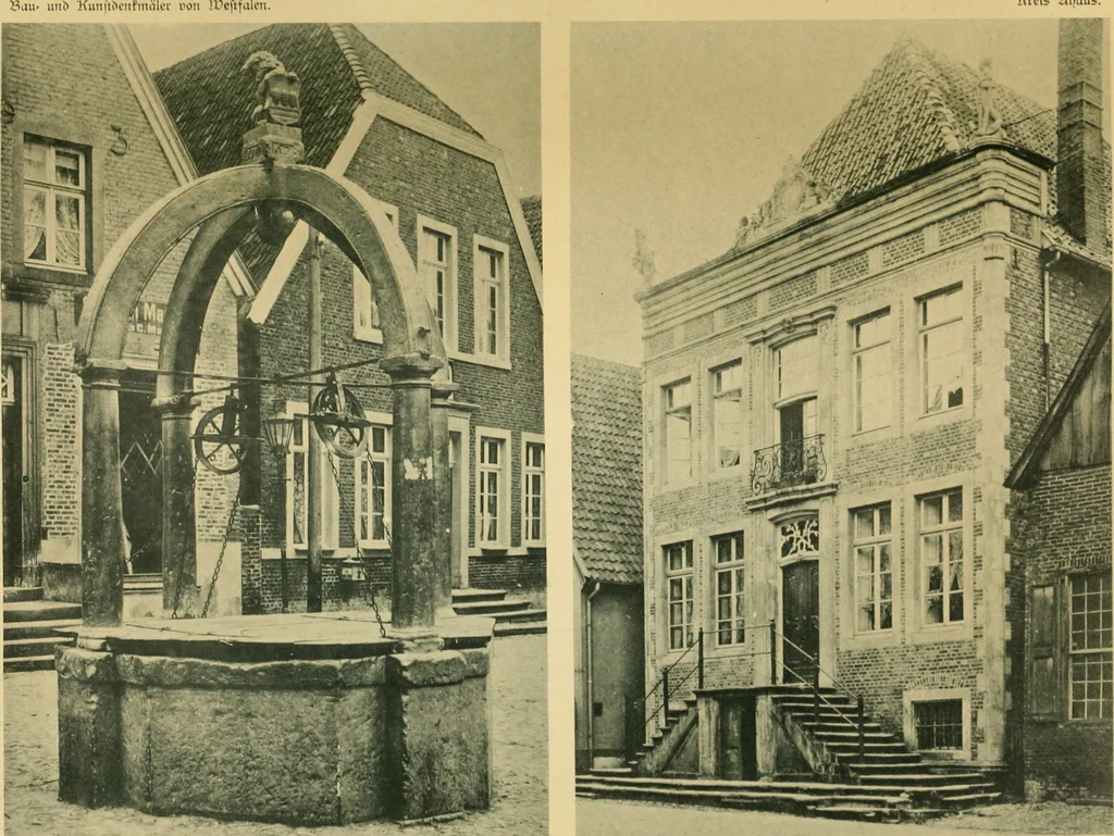 An illustration from Bau- und Kunstdenkmäler von Westfalen. Im Auftrage des Provinzial-Verbandes der Provinz Westfalen, 1897, leaf 158