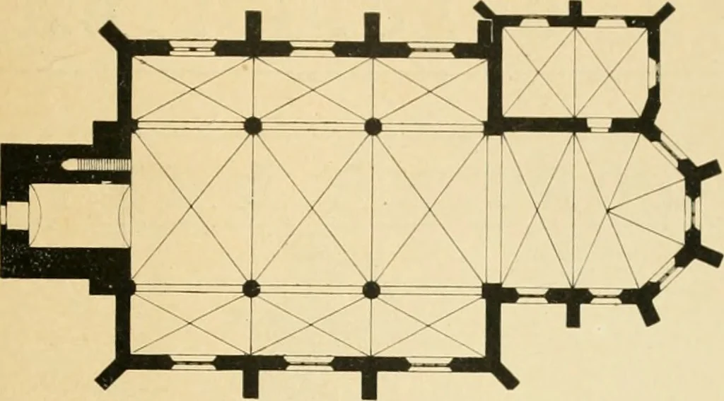 An illustration from Bau- und Kunstdenkmäler von Westfalen. Im Auftrage des Provinzial-Verbandes der Provinz Westfalen, 1897, leaf 162