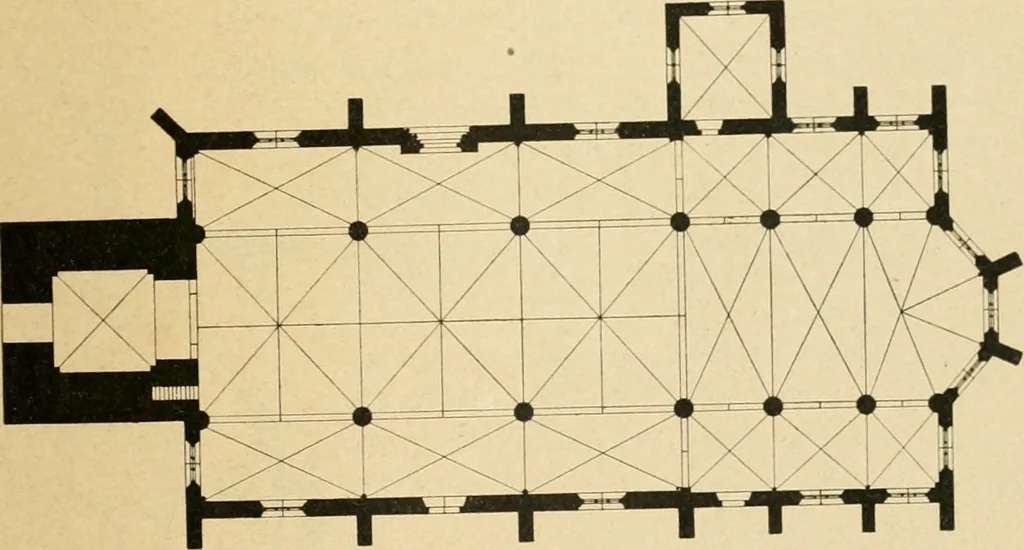 An illustration from Bau- und Kunstdenkmäler von Westfalen. Im Auftrage des Provinzial-Verbandes der Provinz Westfalen, 1897, leaf 176