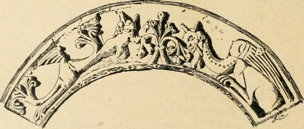An illustration from Bau- und Kunstdenkmäler von Westfalen. Im Auftrage des Provinzial-Verbandes der Provinz Westfalen, 1897, leaf 179