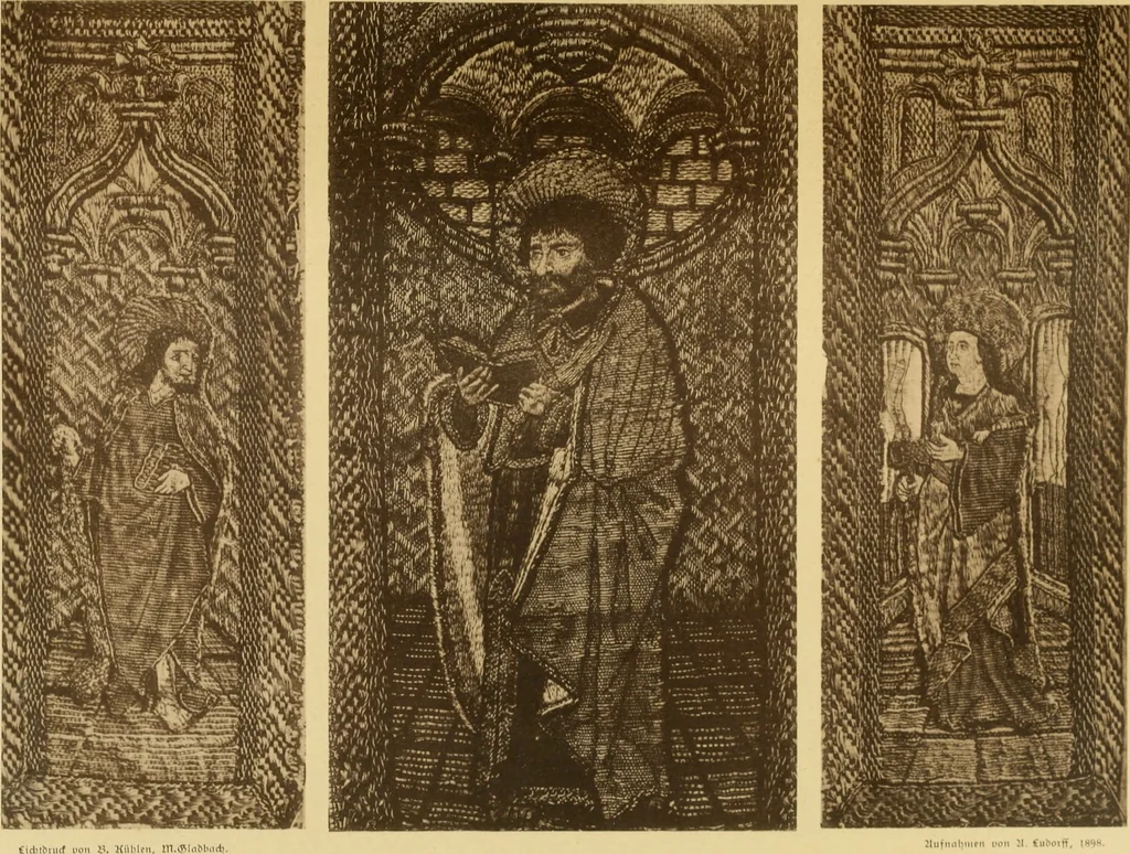 An illustration from Bau- und Kunstdenkmäler von Westfalen. Im Auftrage des Provinzial-Verbandes der Provinz Westfalen, 1897, leaf 208