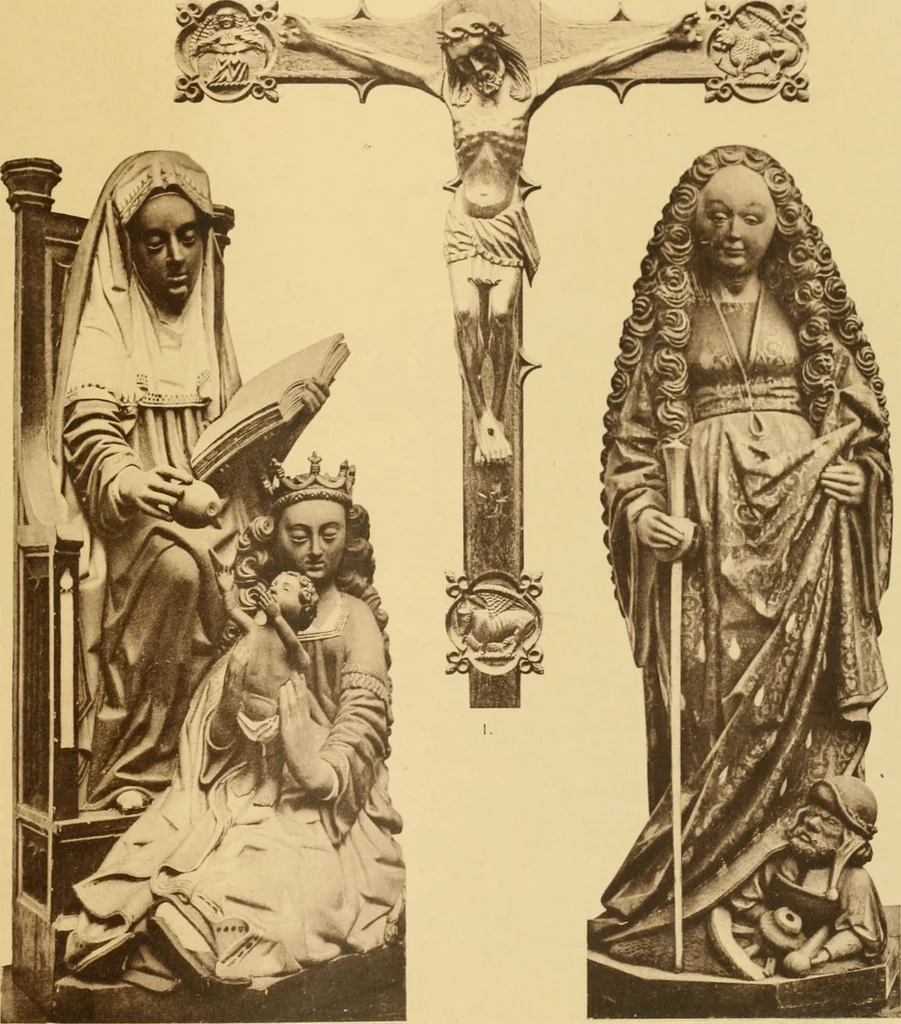 An illustration from Bau- und Kunstdenkmäler von Westfalen. Im Auftrage des Provinzial-Verbandes der Provinz Westfalen, 1897, leaf 230