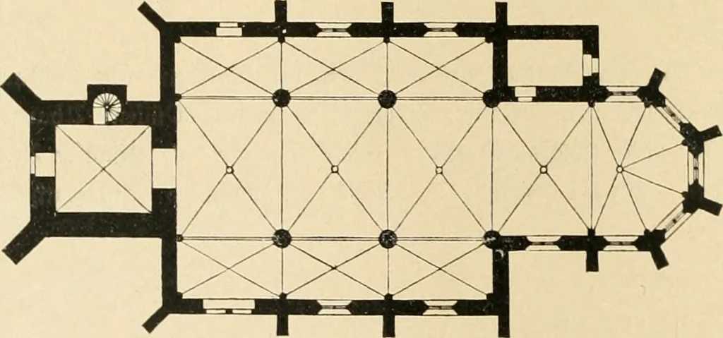 An illustration from Bau- und Kunstdenkmäler von Westfalen. Im Auftrage des Provinzial-Verbandes der Provinz Westfalen, 1897, leaf 233