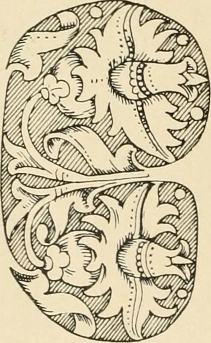 An illustration from Bau- und Kunstdenkmäler von Westfalen. Im Auftrage des Provinzial-Verbandes der Provinz Westfalen, 1897, leaf 235